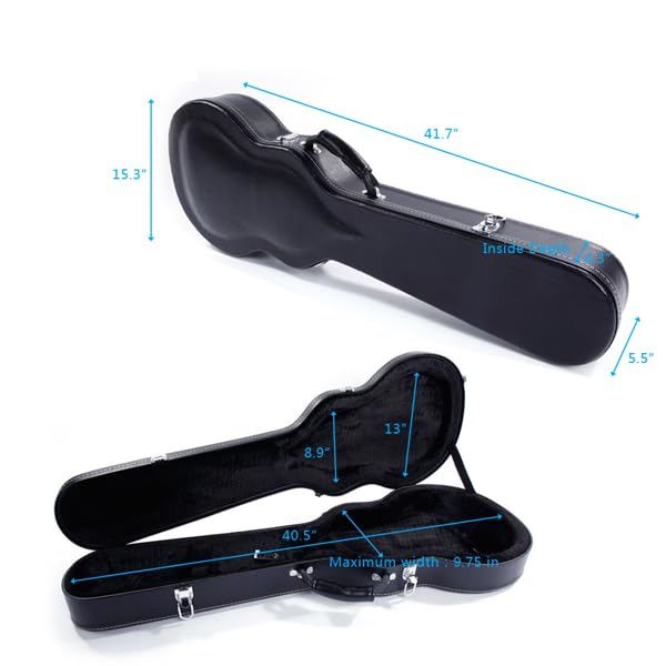 Black Hard Case for Electric Guitar A3762