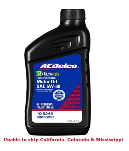 5W-30 Full Synthetic Motor Oil 1 Quart (8 pack) M858044