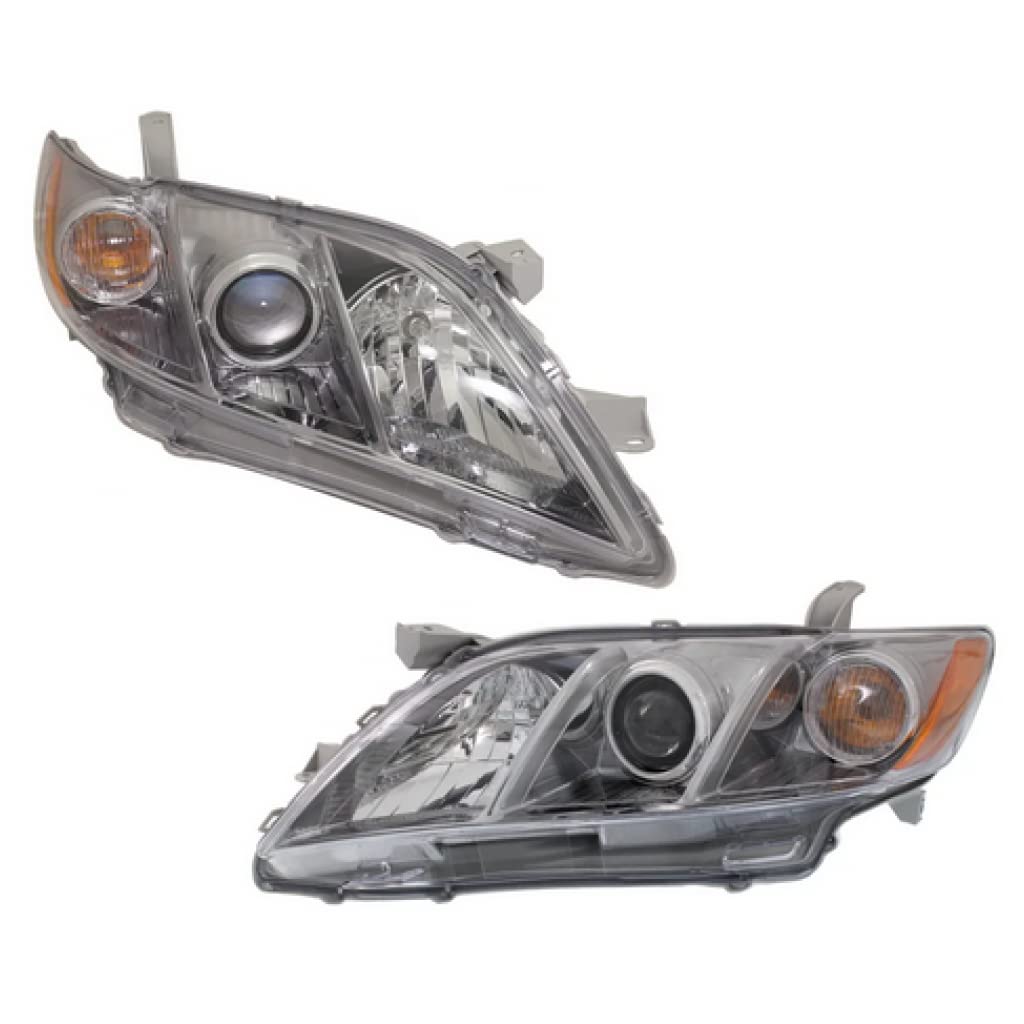 Toyota Camry Headlight 2007 2008 2009 Pair Driver and Passenger Side T62201