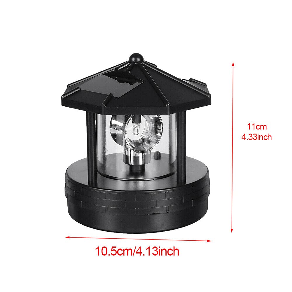 Solar Lighthouse Light with Rotating Beacon Y81218