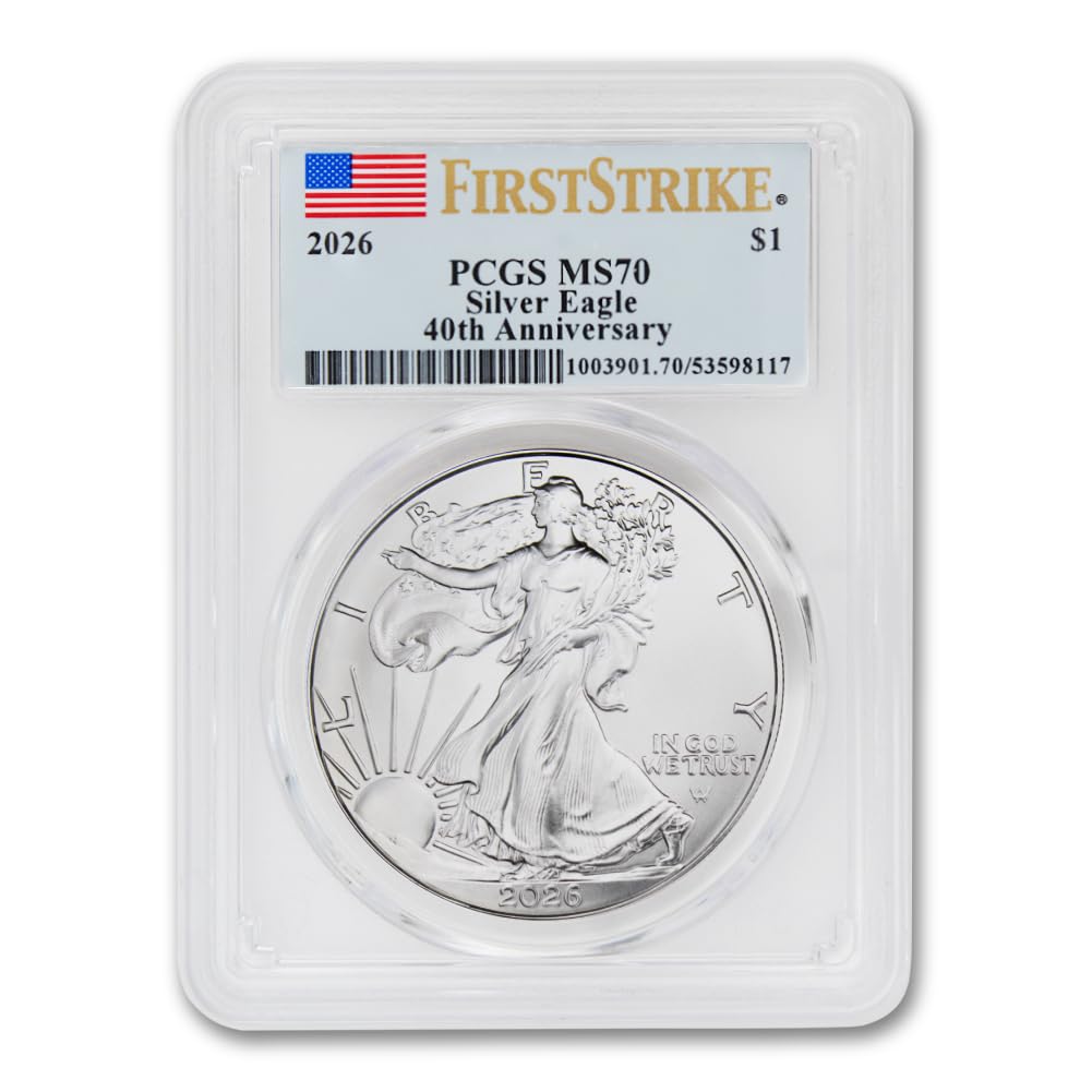 1 oz American Silver Eagle Coin MS-70 J59185