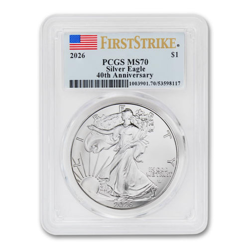 1 oz American Silver Eagle Coin MS-70 J59185