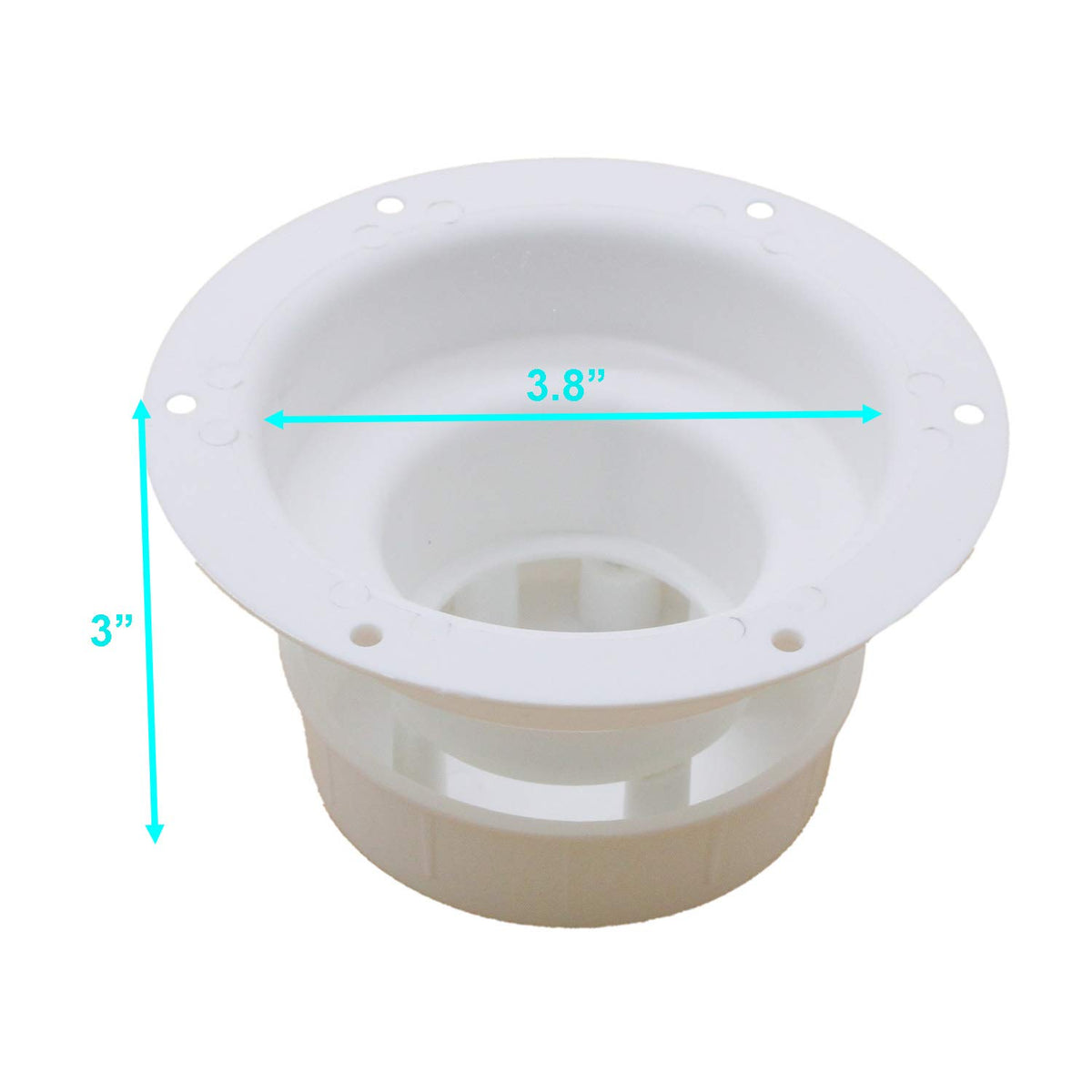 RV Plumbing Vent Cap White Plastic M120