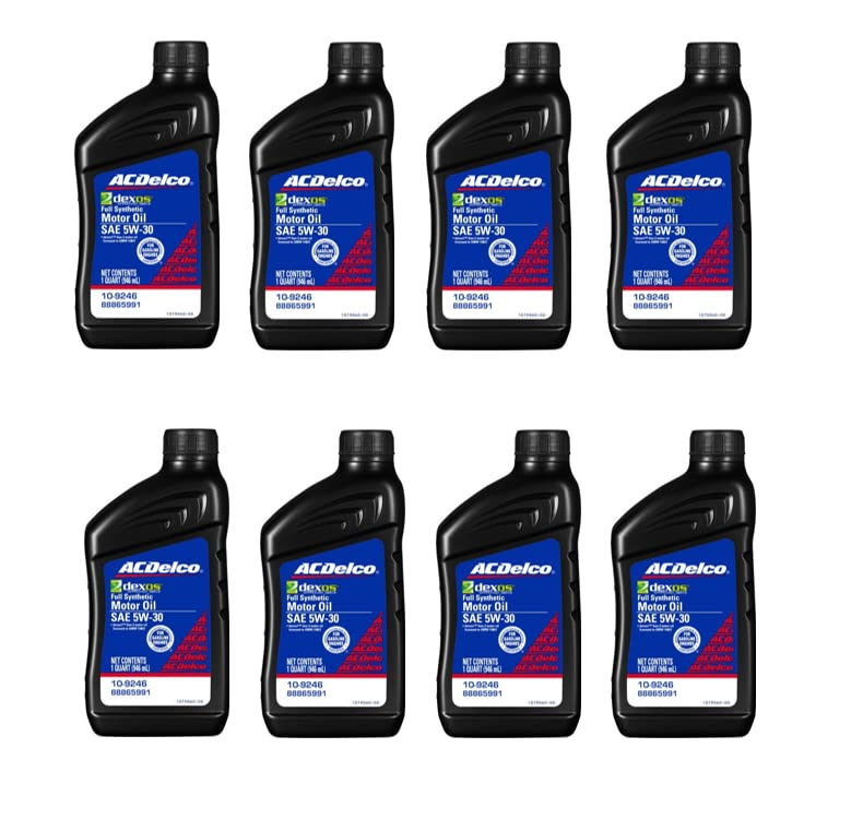 5W-30 Full Synthetic Motor Oil 1 Quart (8 pack) M858044