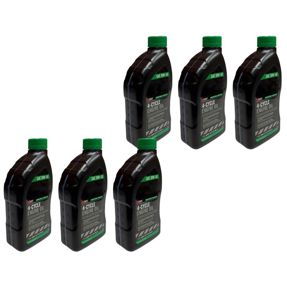 6 Pack SAE 10W-40 4-Cycle Engine Oil Y1889