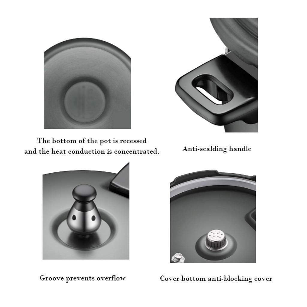 Black 3L Stainless Steel Pressure Cooker Y4136