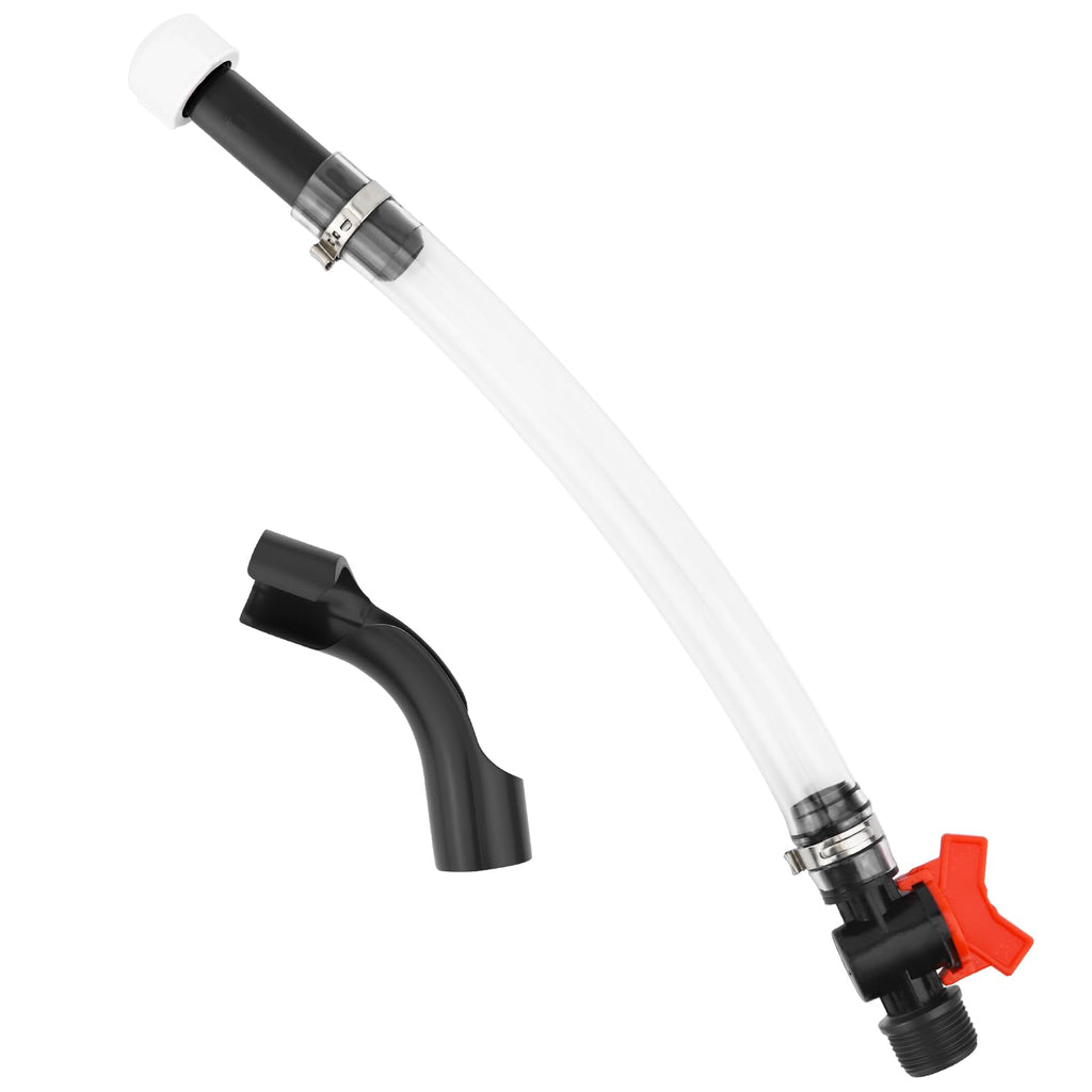 15 Inch Fuel Filler Hose Spout Replacement with Ball Valve F6228