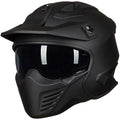 Open Face 3/4 Half Motorcycle Helmet DOT Matte Black M M840892
