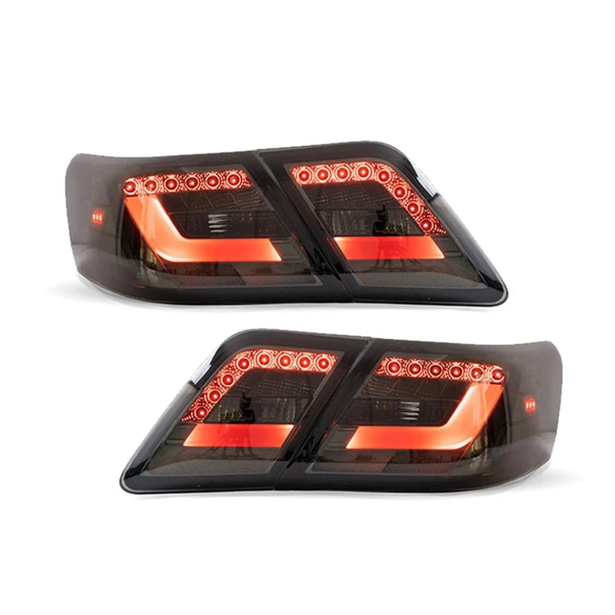 12V LED Tail Lights 2PCS Smoke X812
