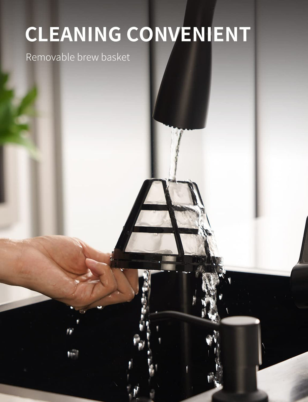 10-Cup Programmable Drip Coffee Maker with Permanent Filter Y223