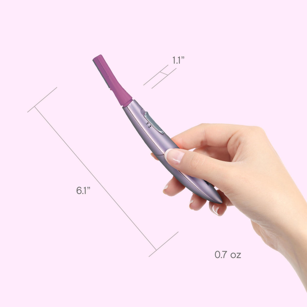 Women’s Facial Hair Remover and Eyebrow Trimmer with Pivoting Head L5140