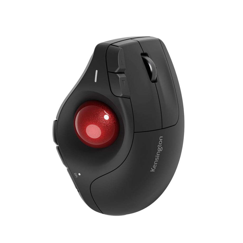 Wireless Vertical Trackball Mouse, Rechargeable - Black N9749