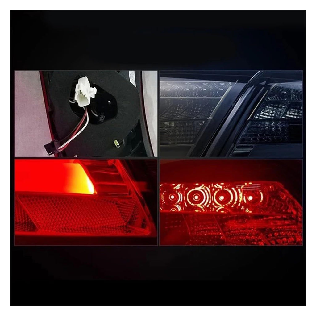 12V LED Tail Lights 2PCS Smoke X812