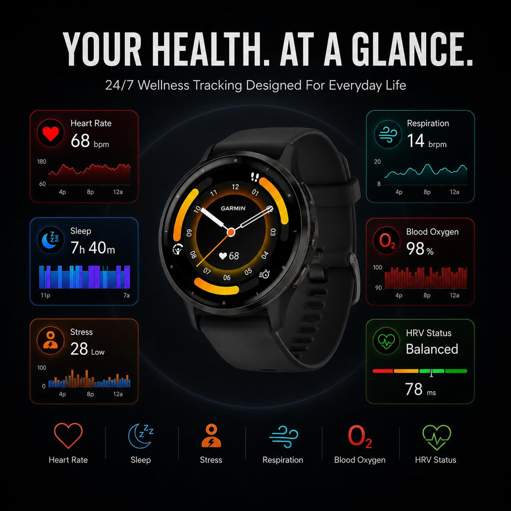 Black 45mm GPS Smartwatch G6791