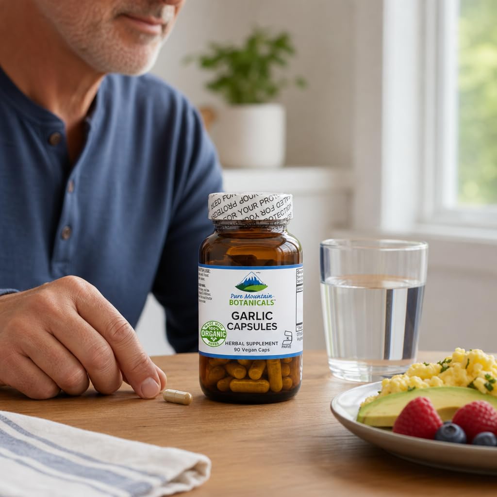 Garlic Capsules 500mg 90 Veggie Capsules G29166