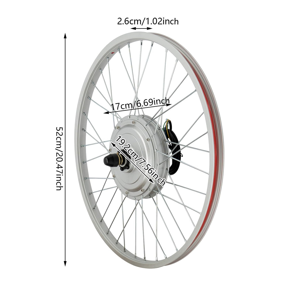 36V 750W Front Brushless Motor Electric Bicycle Conversion Kit Q570