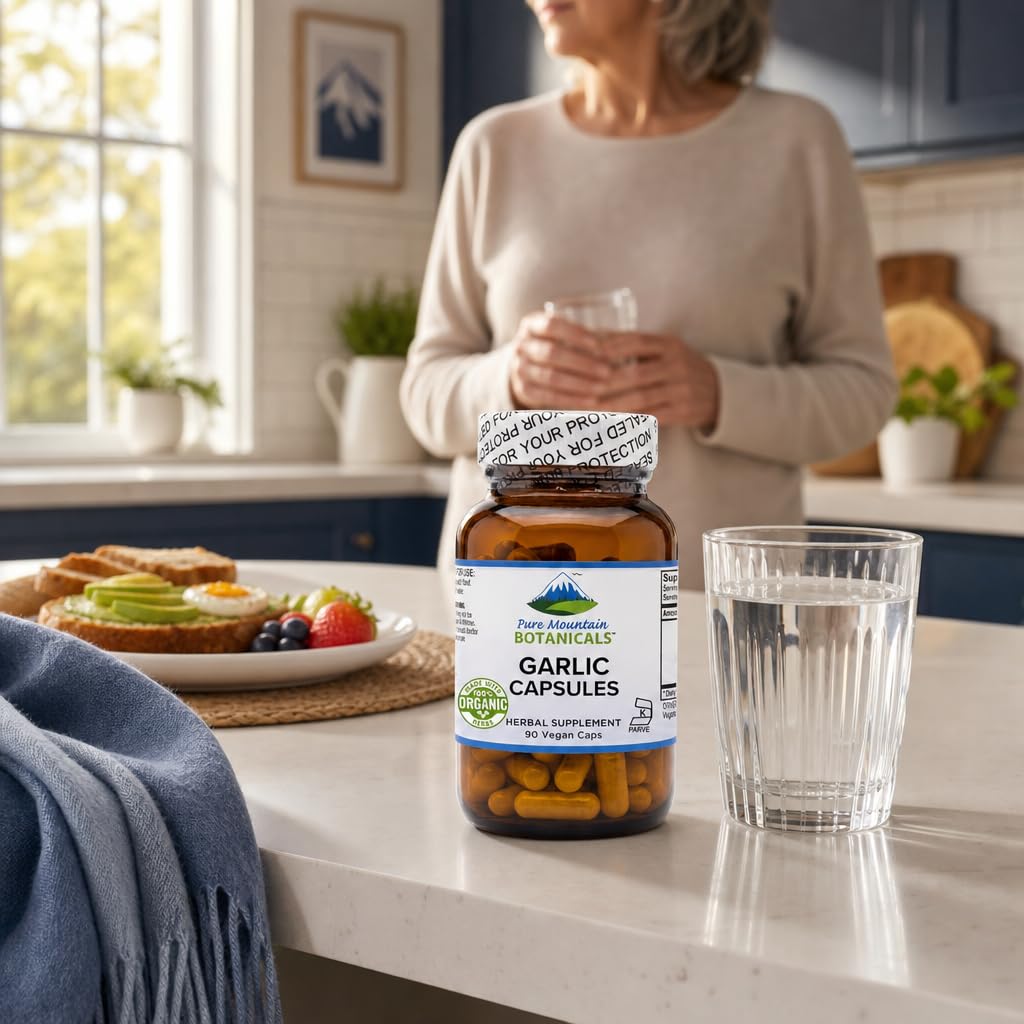 Garlic Capsules 500mg 90 Veggie Capsules G29166