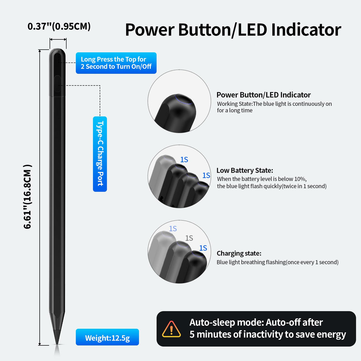 Black iPad Pencil E9562