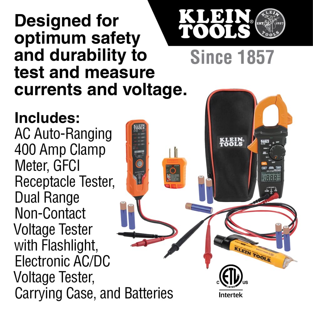 Electrical Voltage Test Kit with Clamp Meter B44830