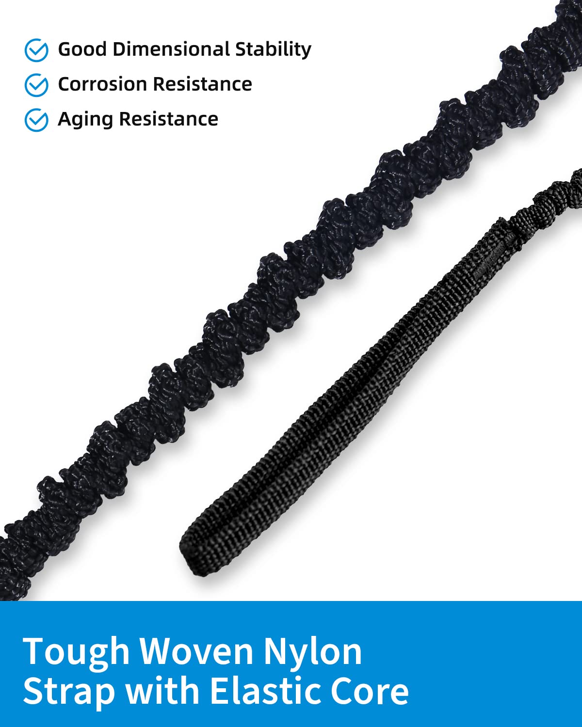 Stretchable Kayak Paddle Leash 4-7ft B90082