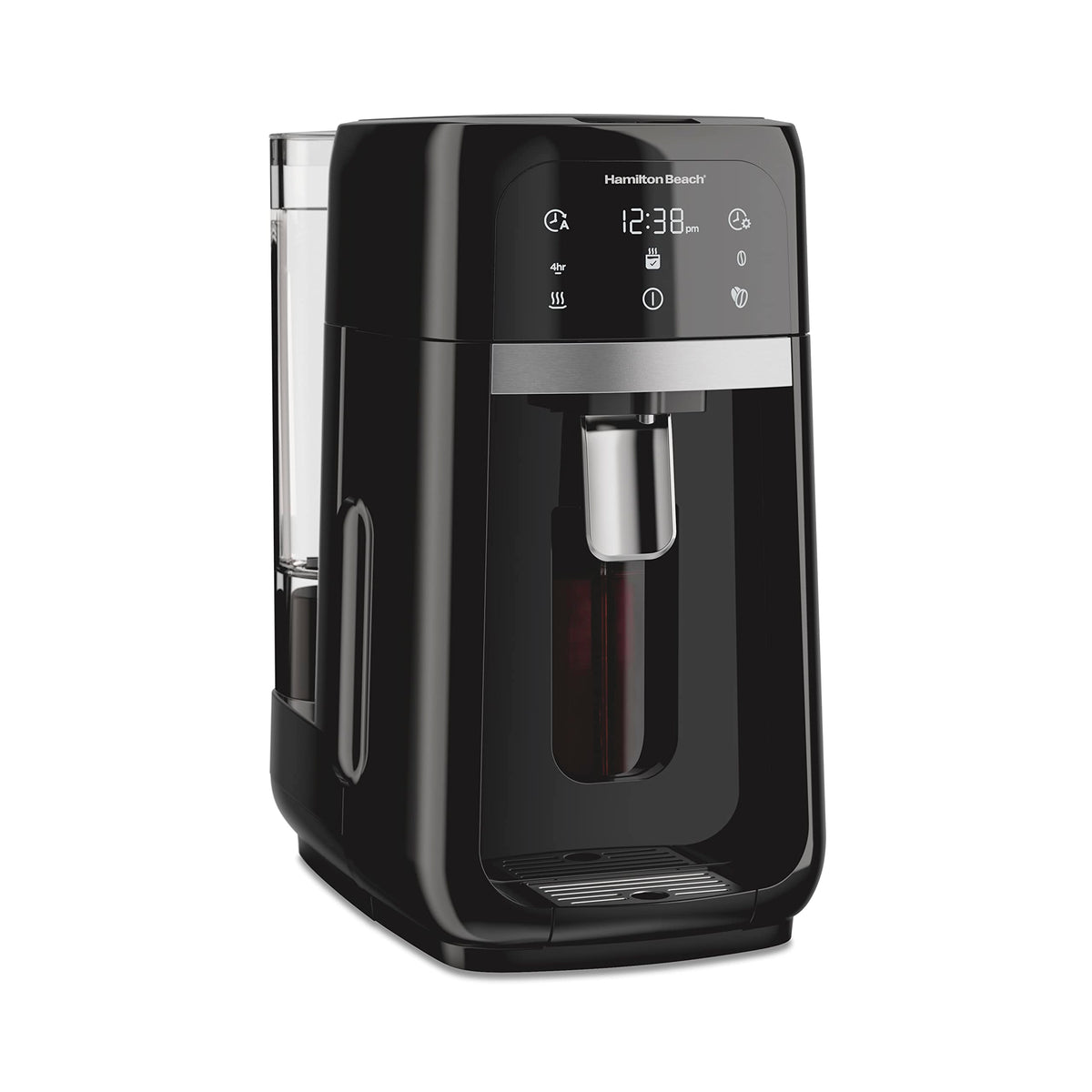 Programmable Dispensing Drip Coffee Maker with 14 Cup Brew Pot, Black D130