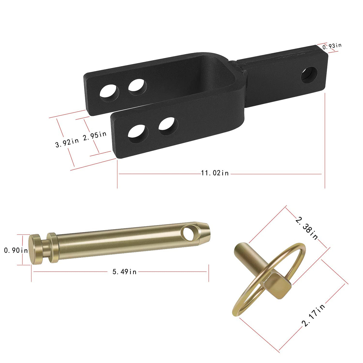 Quick Hitch Adapter for Category 1 3-Point W597