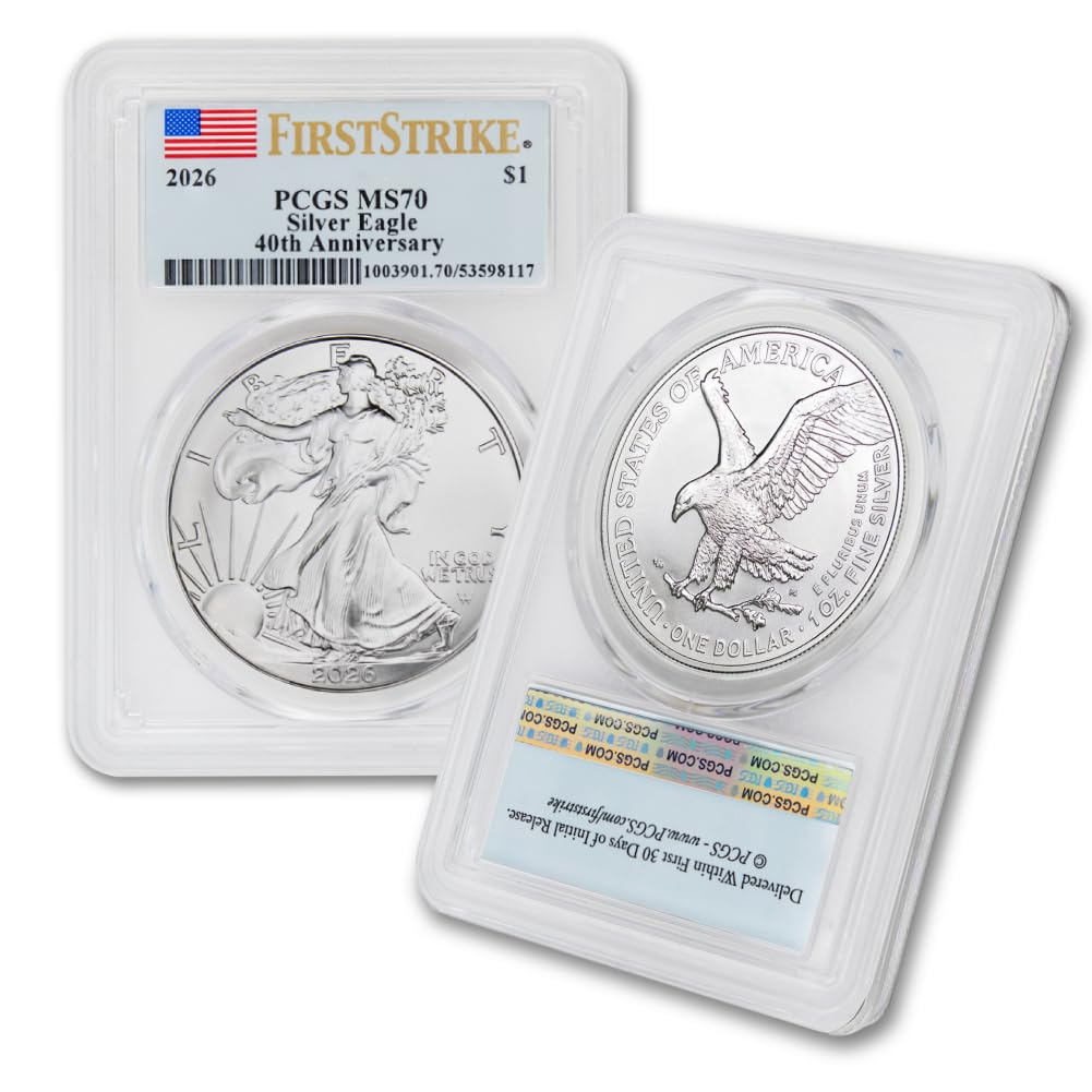 1 oz American Silver Eagle Coin MS-70 J59185