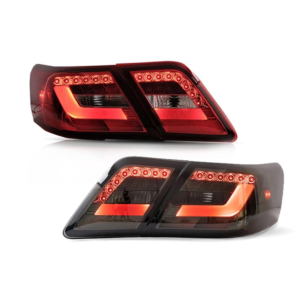 12V LED Tail Lights 2PCS Smoke X812