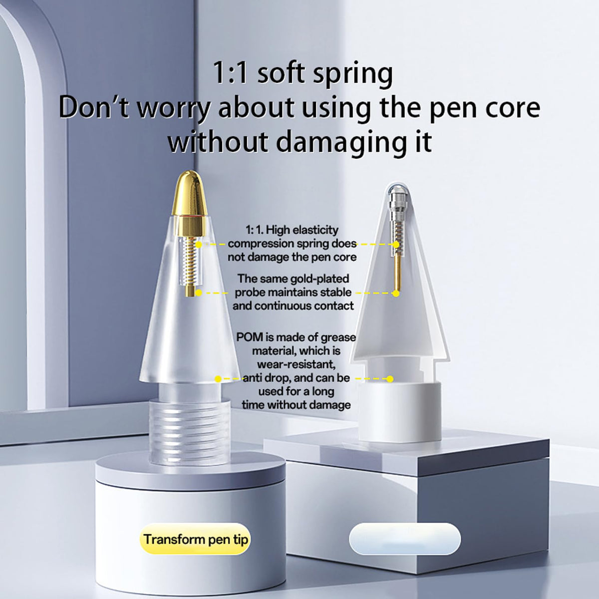 Replacement Pencil Tips with Case Q7327