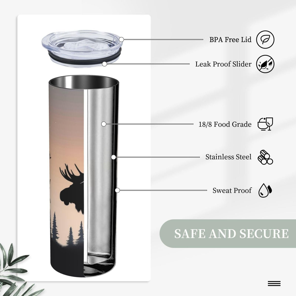 20oz Insulated Stainless Steel Tumbler Y1397