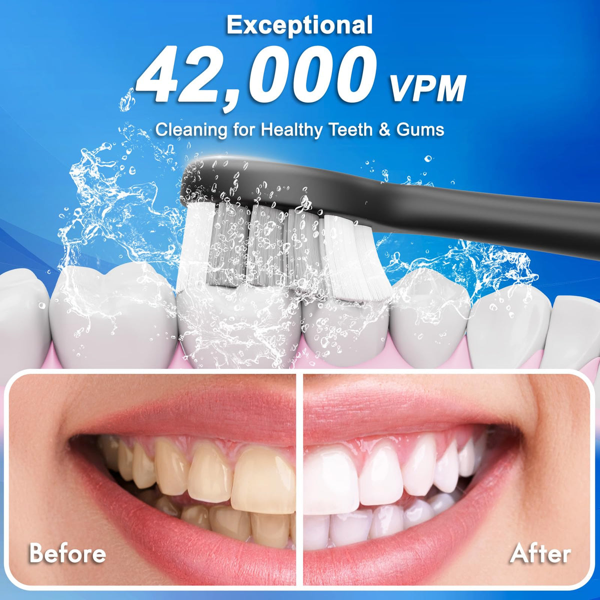 2 Pack Electric Toothbrush G760