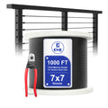 1000FT 1/8" Black T316 Stainless Steel Cable S826050