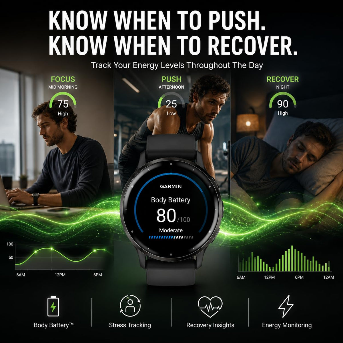 Black 45mm GPS Smartwatch G6791