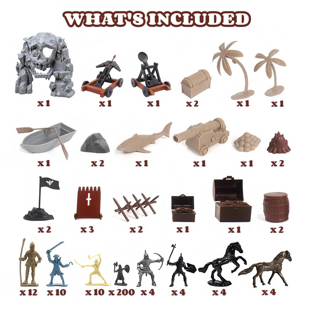 Army Men Action Figures Toy Soldiers Set A63648