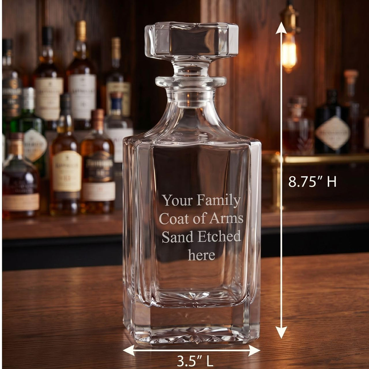 Irish Coat of Arms Whiskey Decanter 750 mL X2111