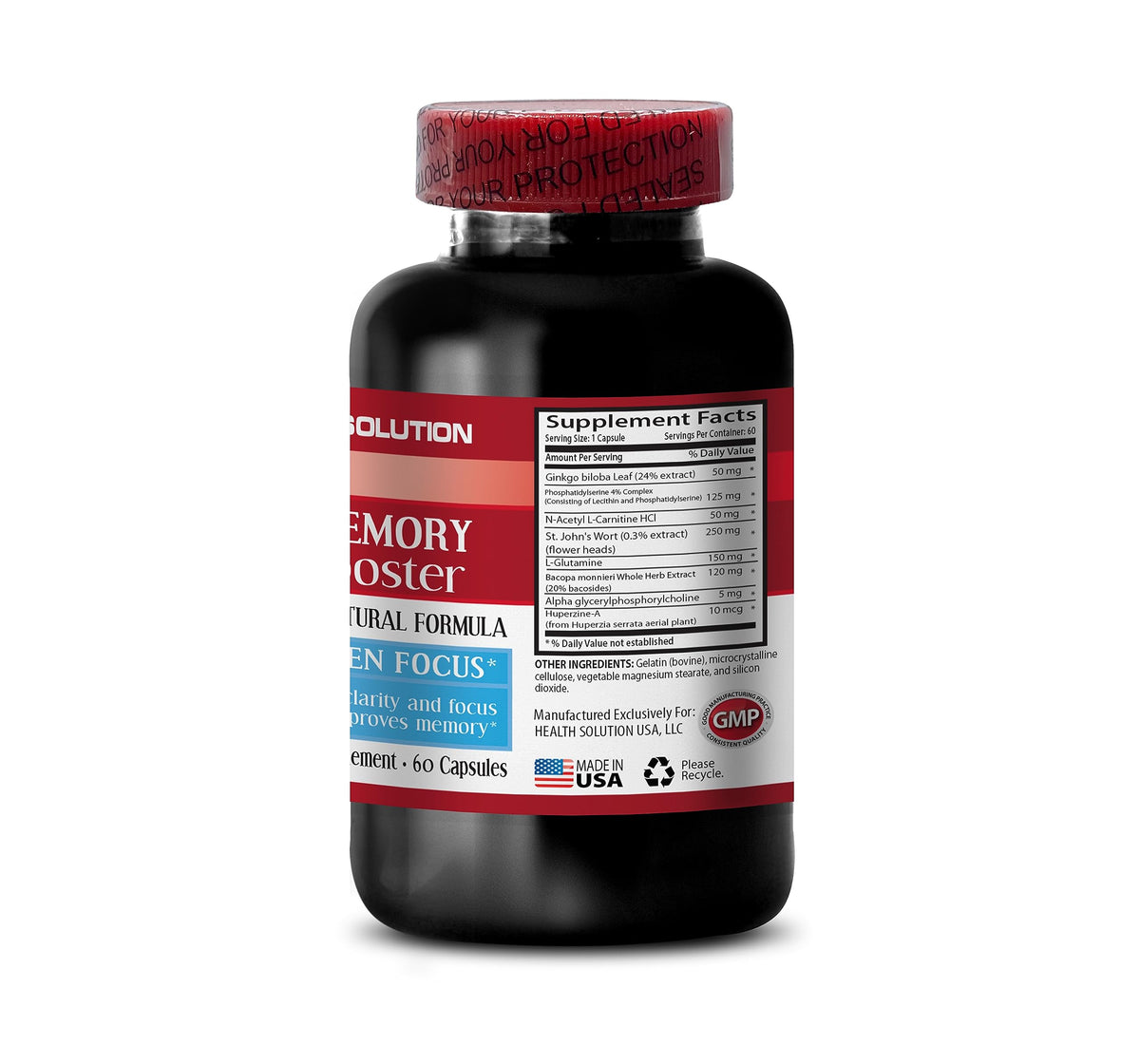 120 Caps Brain and Memory Supplement X9022