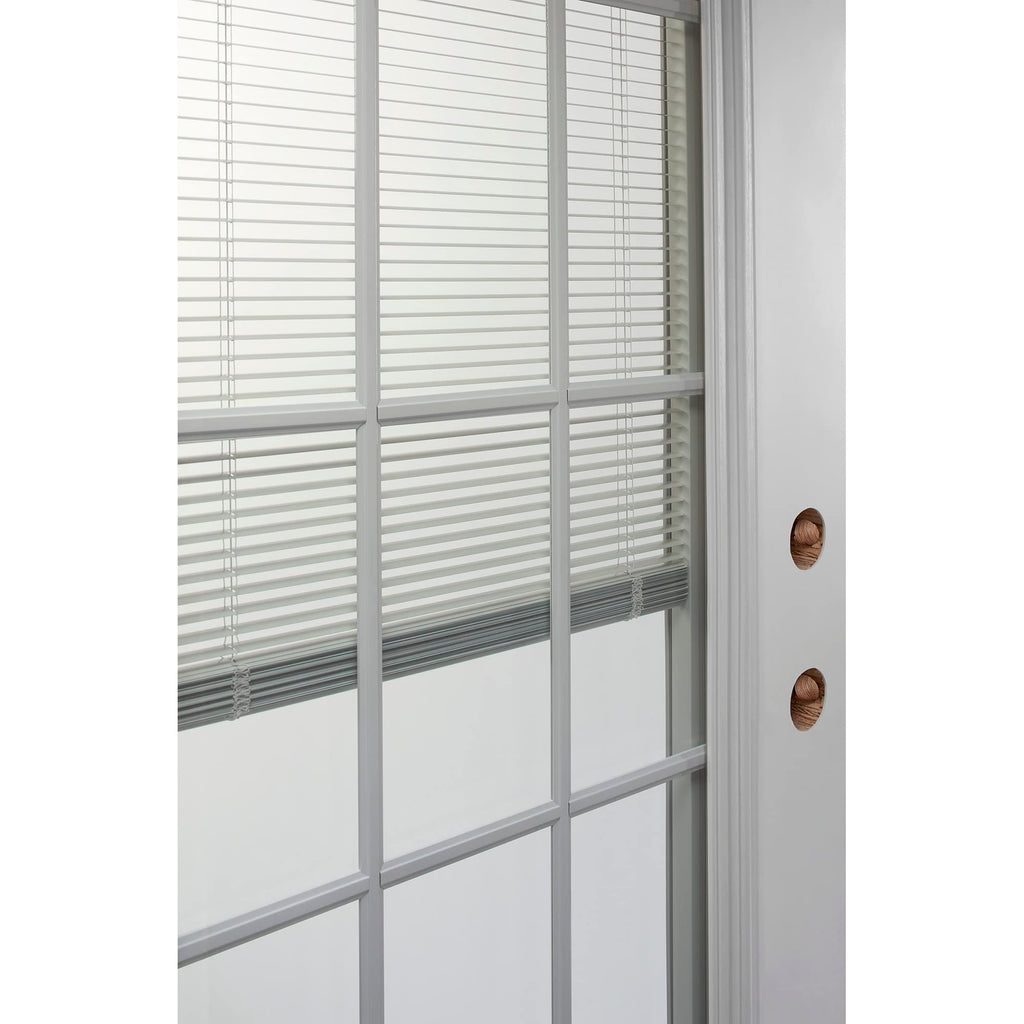 Primed Steel Prehung Door with Clear Low-E Glass 36" x 80" Z964442