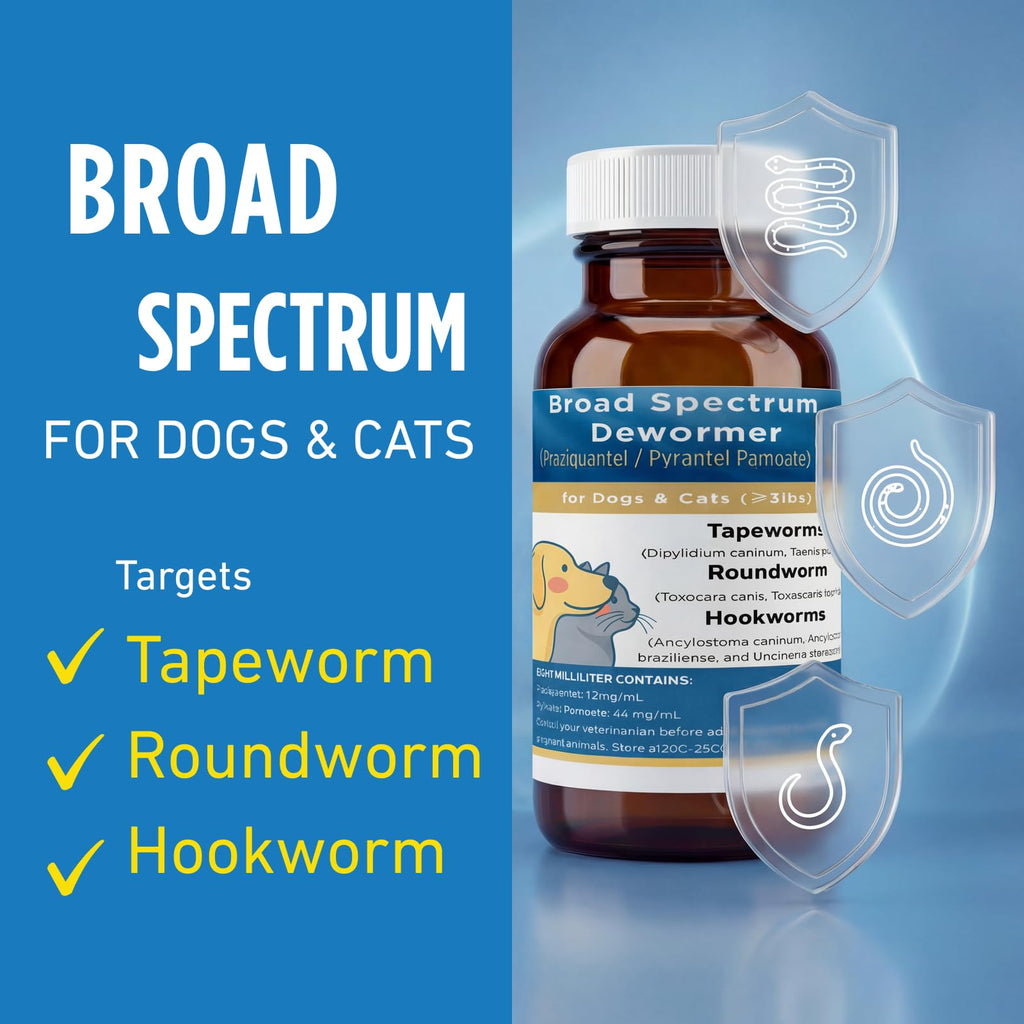 Broad Spectrum Dewormer for Cats & Dogs X92360