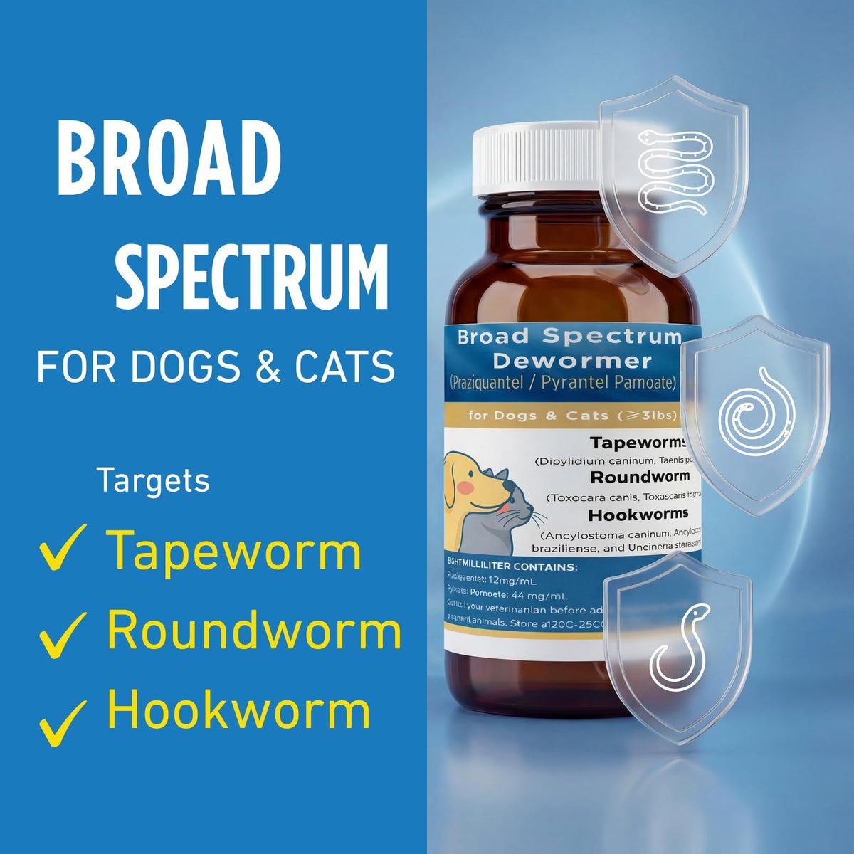 Broad Spectrum Dewormer for Cats & Dogs X92360