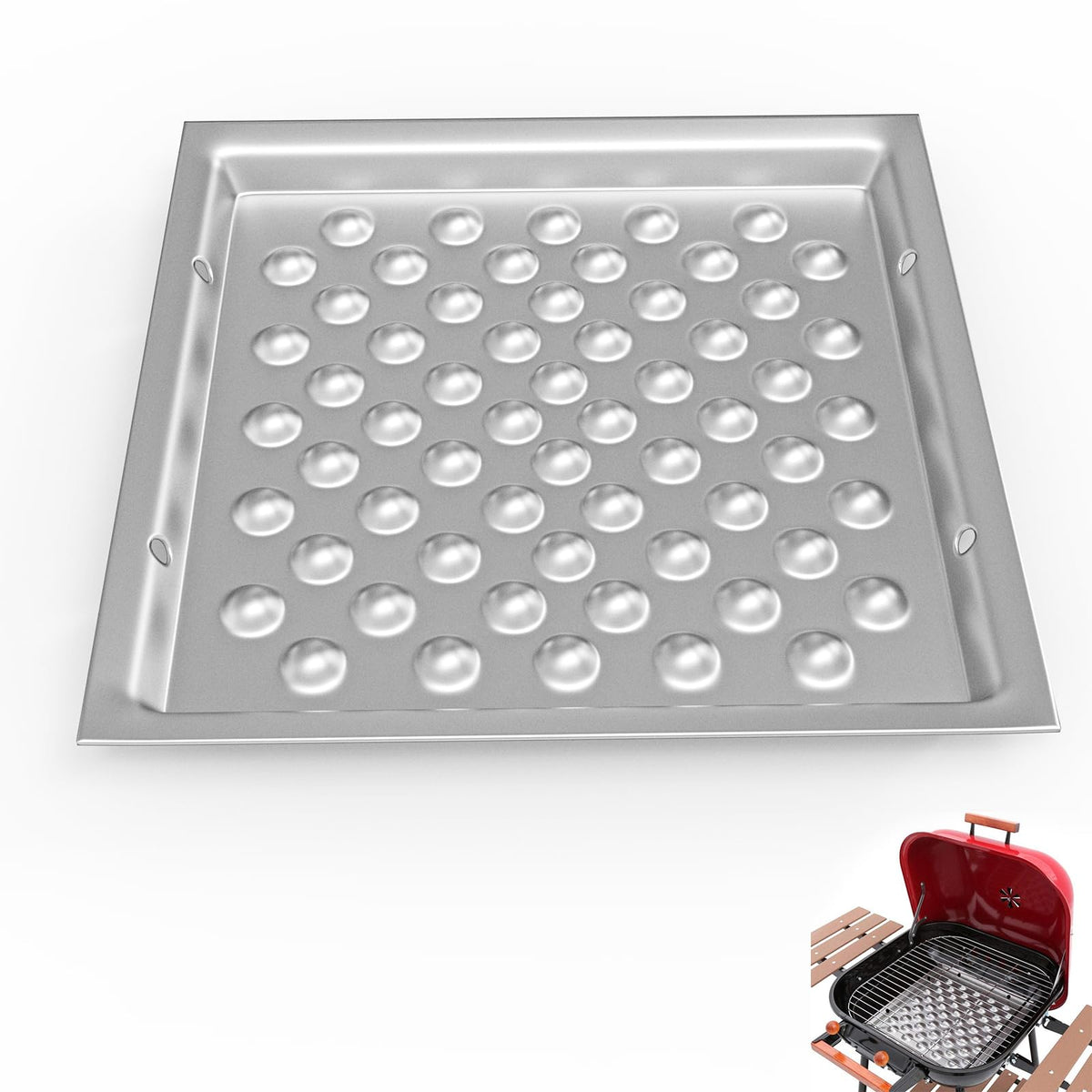 14.4" Charcoal Ash Tray Carbon Steel T9645