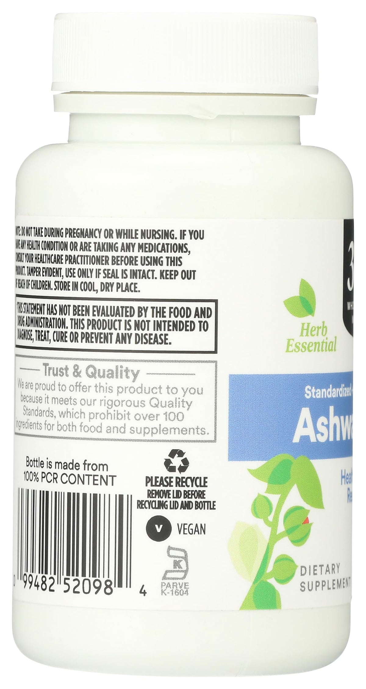 Ashwagandha 60 Count Y9756