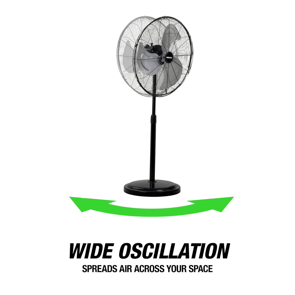 Adjustable 20 Inch Oscillating Pedestal Fan N943494