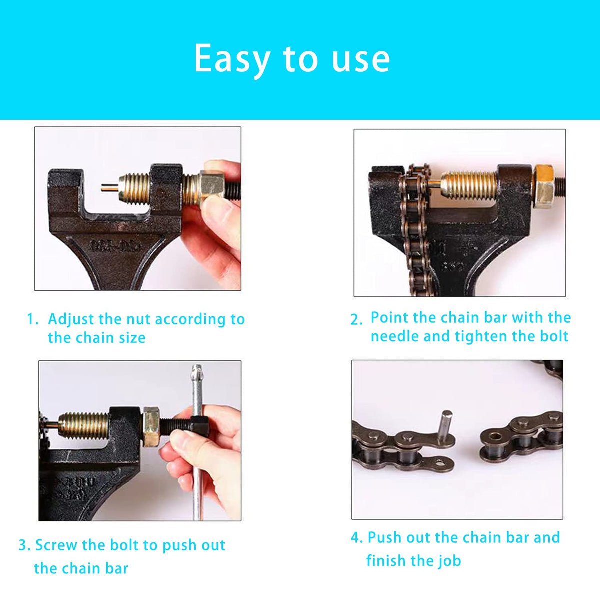 Chain Breaker Tool for Motorcycle Roller Chains J3118