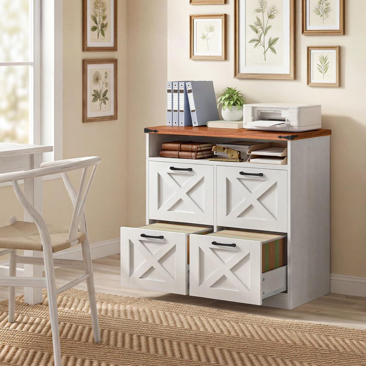 4 Drawer File Cabinet J15149
