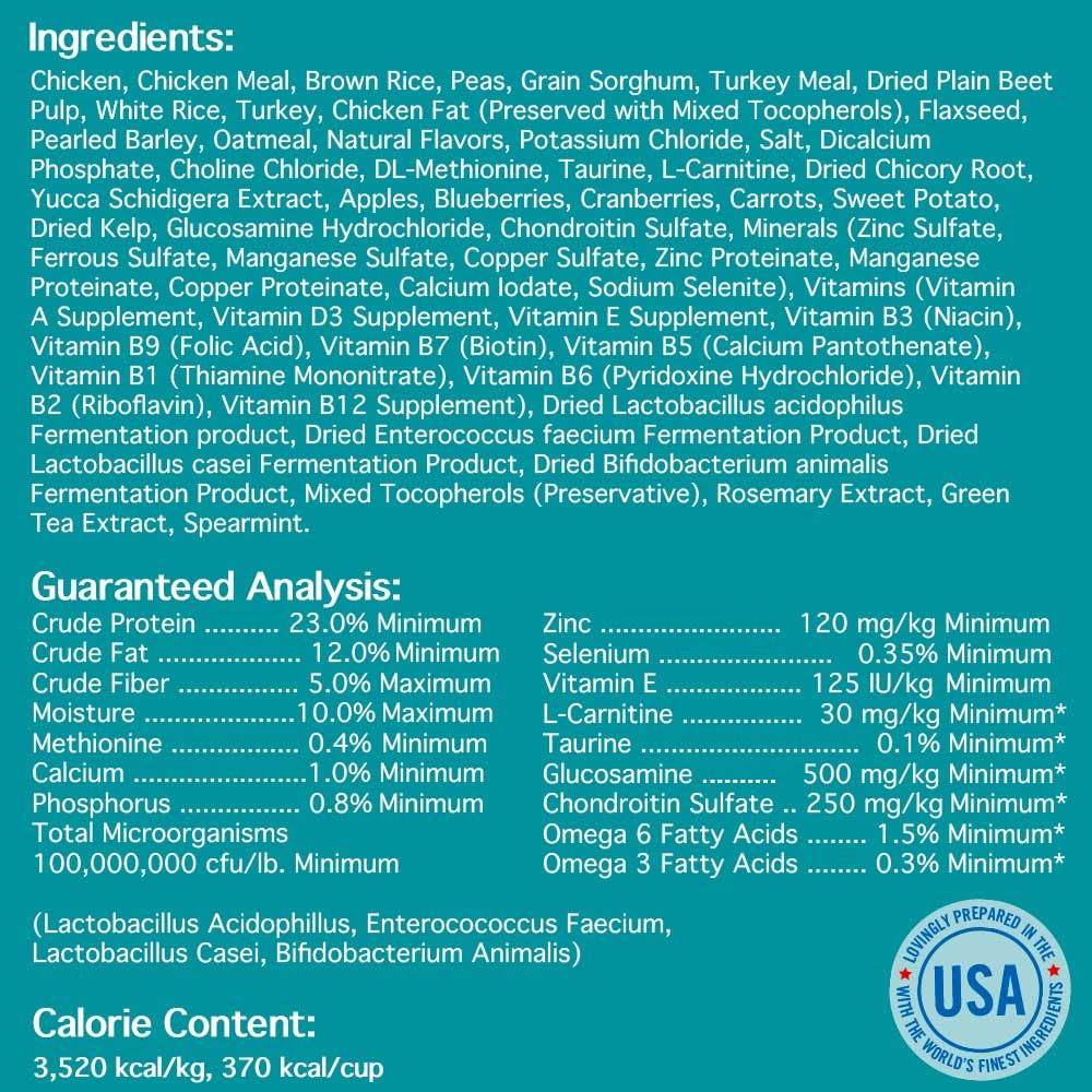 Chicken Turkey Brown Rice Dry Dog Food J148