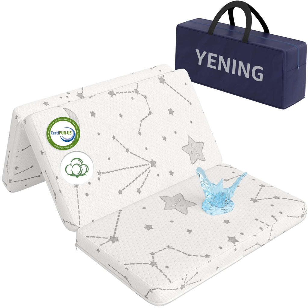 Organic Cotton Trifold Pack and Play Mattress Pad R354585