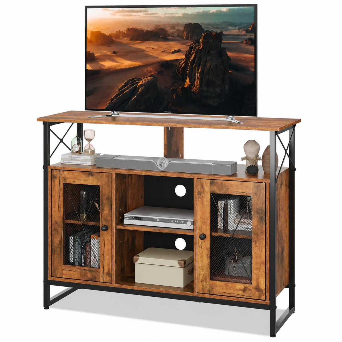 43 Inch TV Stand with Storage Cabinet J893635