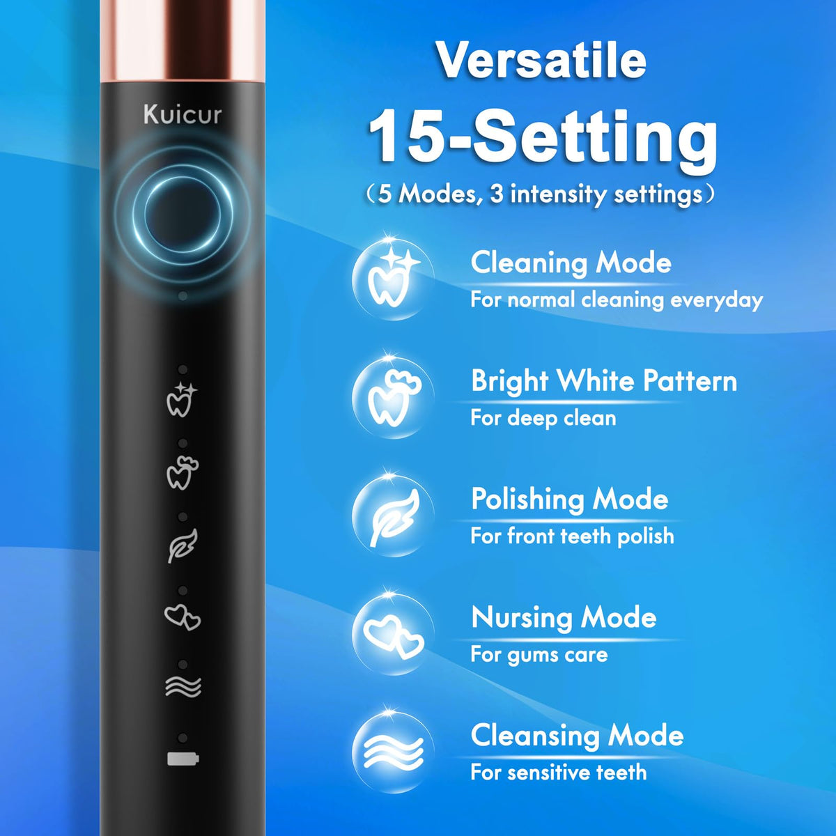 2 Pack Electric Toothbrush G760