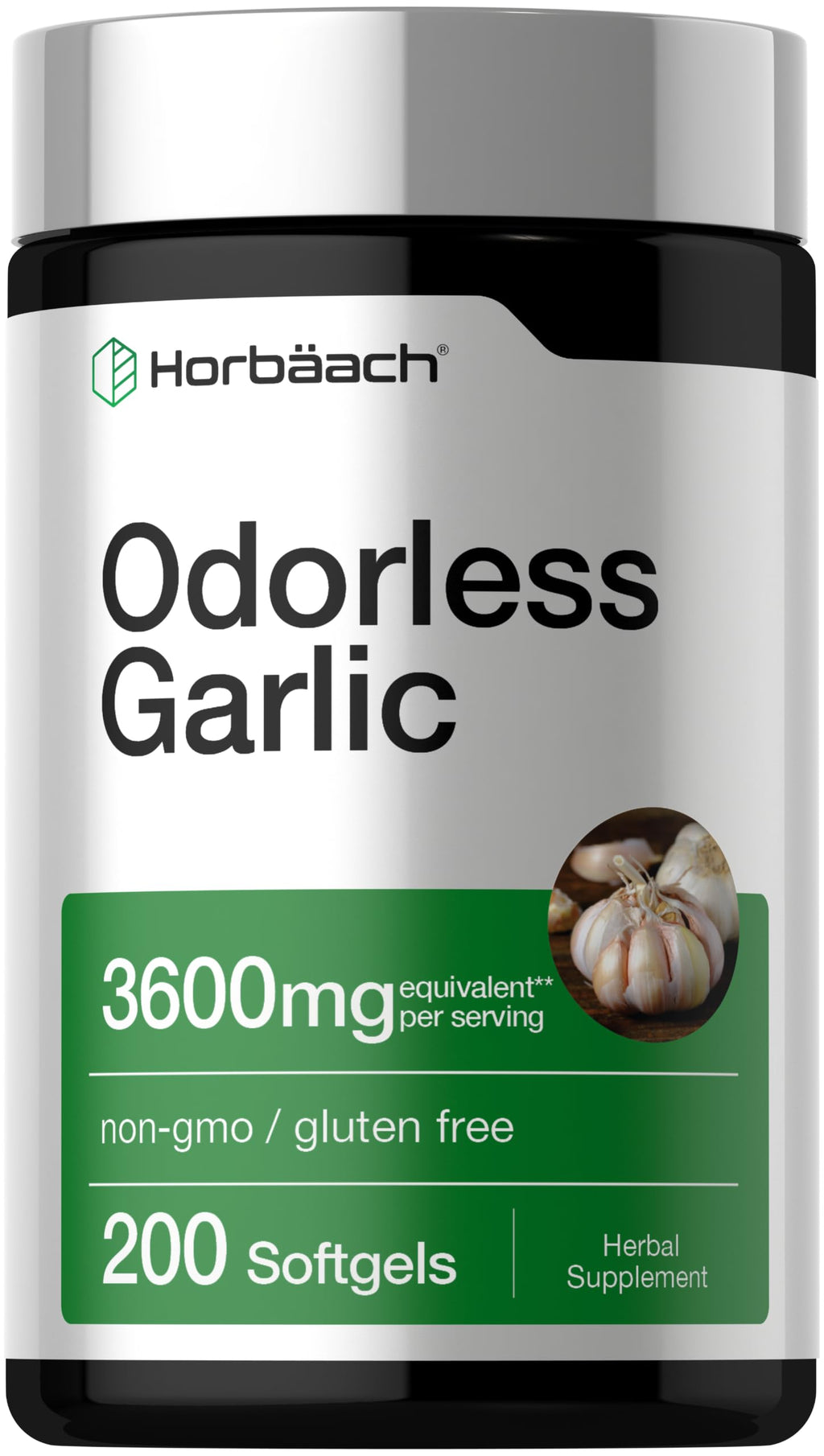 Odorless Garlic Softgel Supplement 200 Pills T271