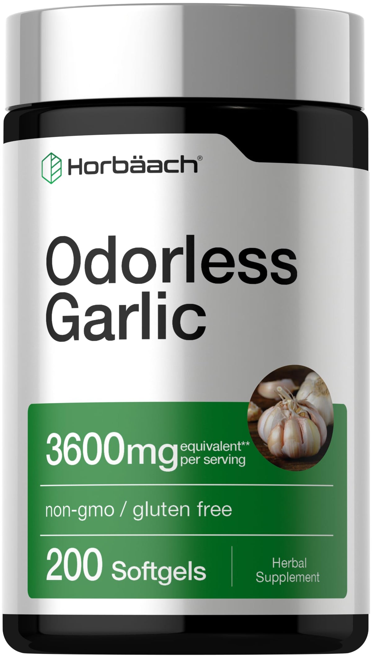 Odorless Garlic Softgel Supplement 200 Pills T271